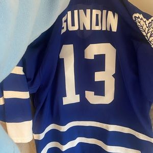 Sundin Blue Toronto Maple Leafs Jersey
